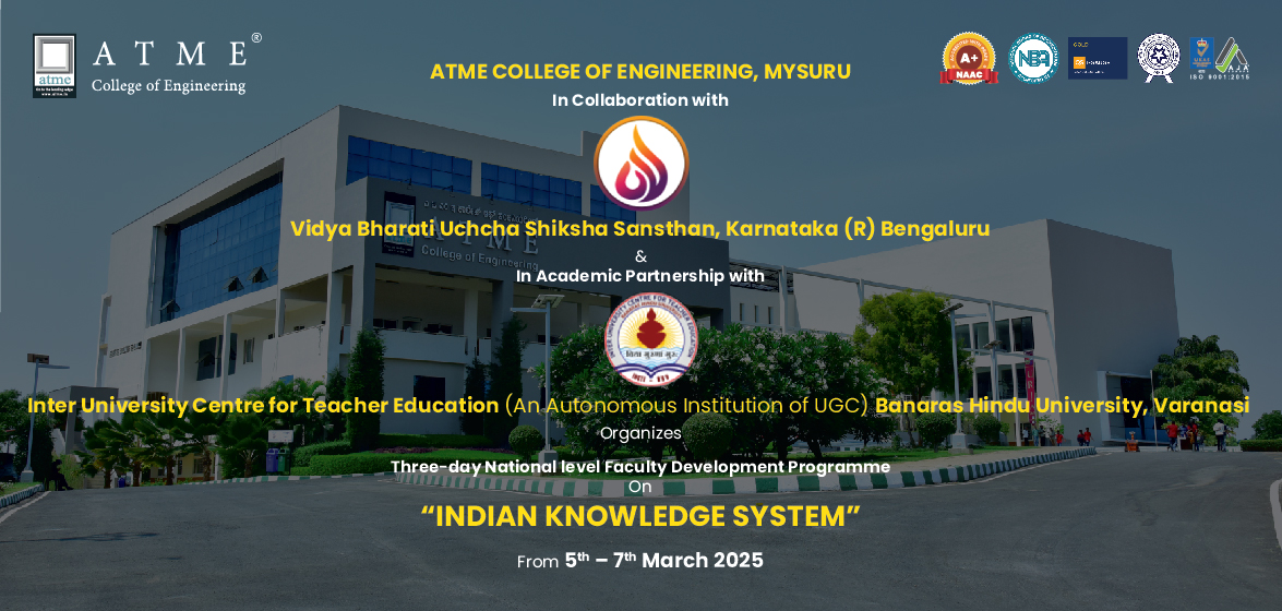 Three-Day National Level Faculty Development Programme on “Indian Knowledge System”
