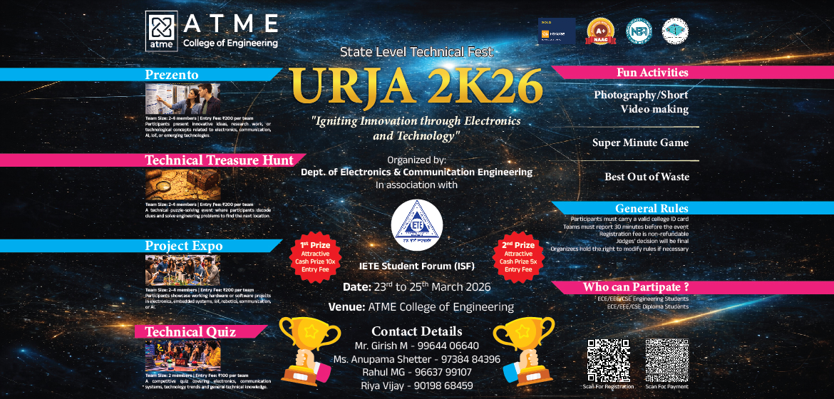State Level Technical Fest – URJA 2K26